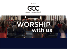 Tablet Screenshot of greaterchicagochurch.com